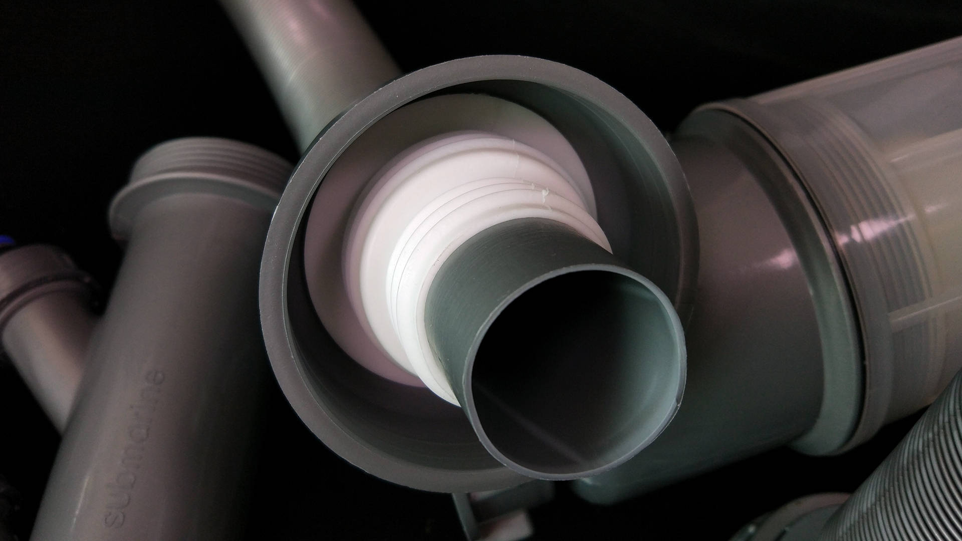 潜水艇多层防水双洗菜盆CSQ-12下水管套拆，彻底处理溢水问题