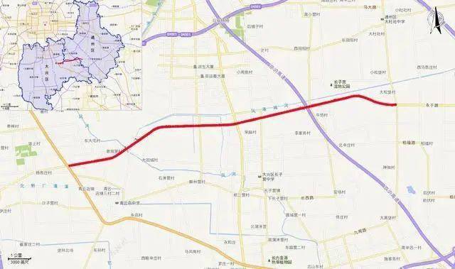 亦庄新城南部利好国道230国道104九德路段今年六月开工