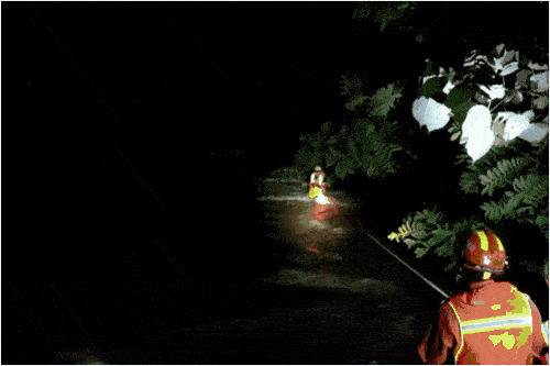 男子河中夜钓,抬头一看,大呼救命