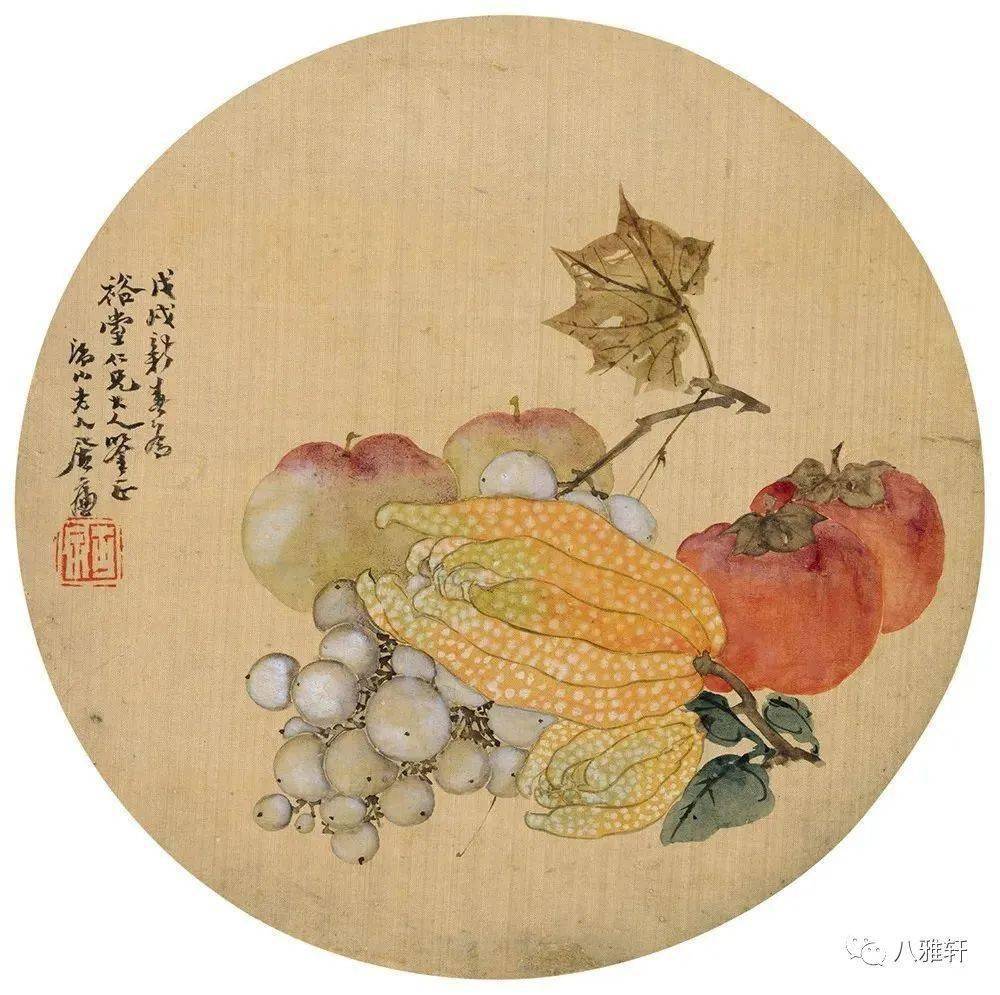 八雅轩丨【八雅人生】夏日,赏国画里的热带风味!_瓜果