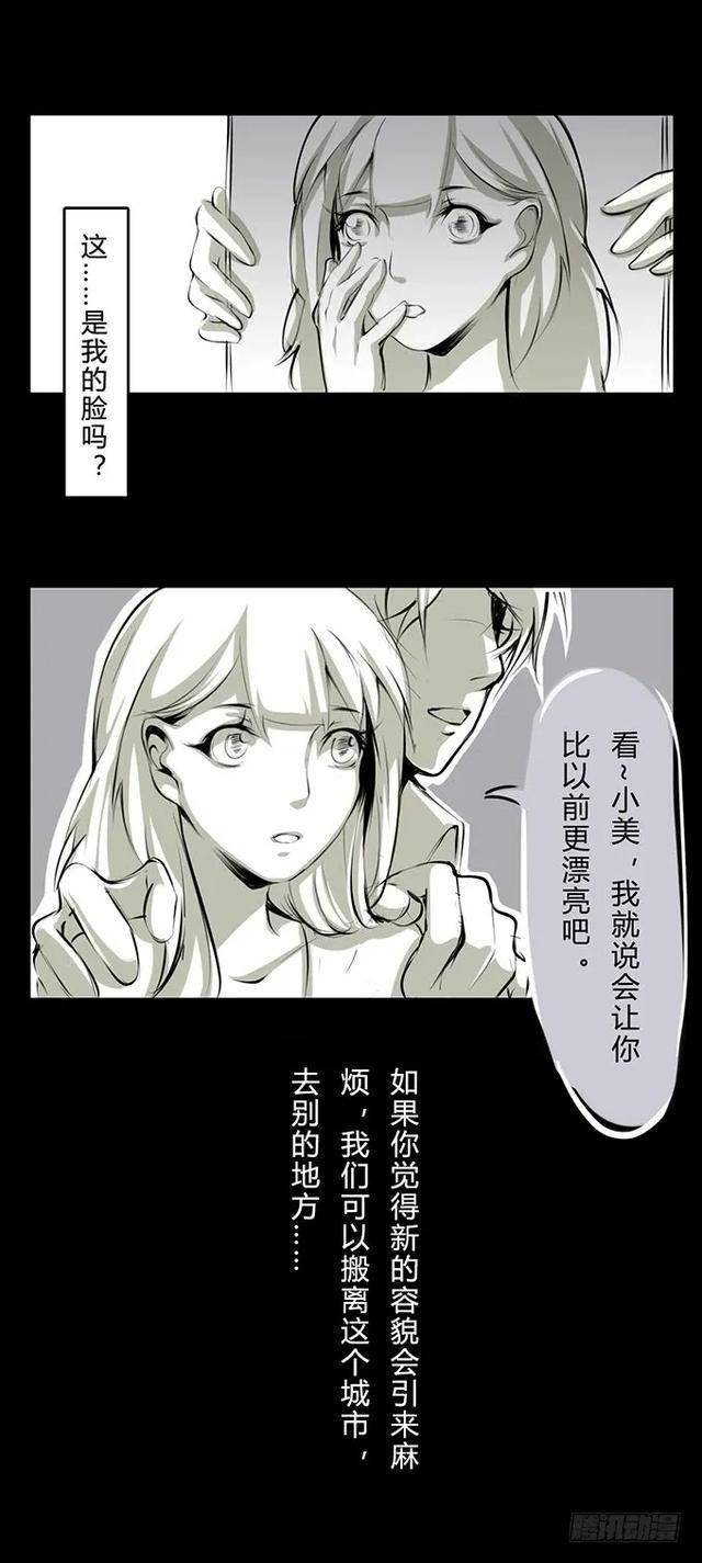 人性漫画《为爱易容》想让你变成她