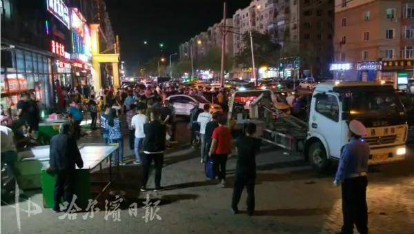 刘某|哈尔滨交警通报：轿车失控致11人受伤 女驾驶员非酒驾、毒驾