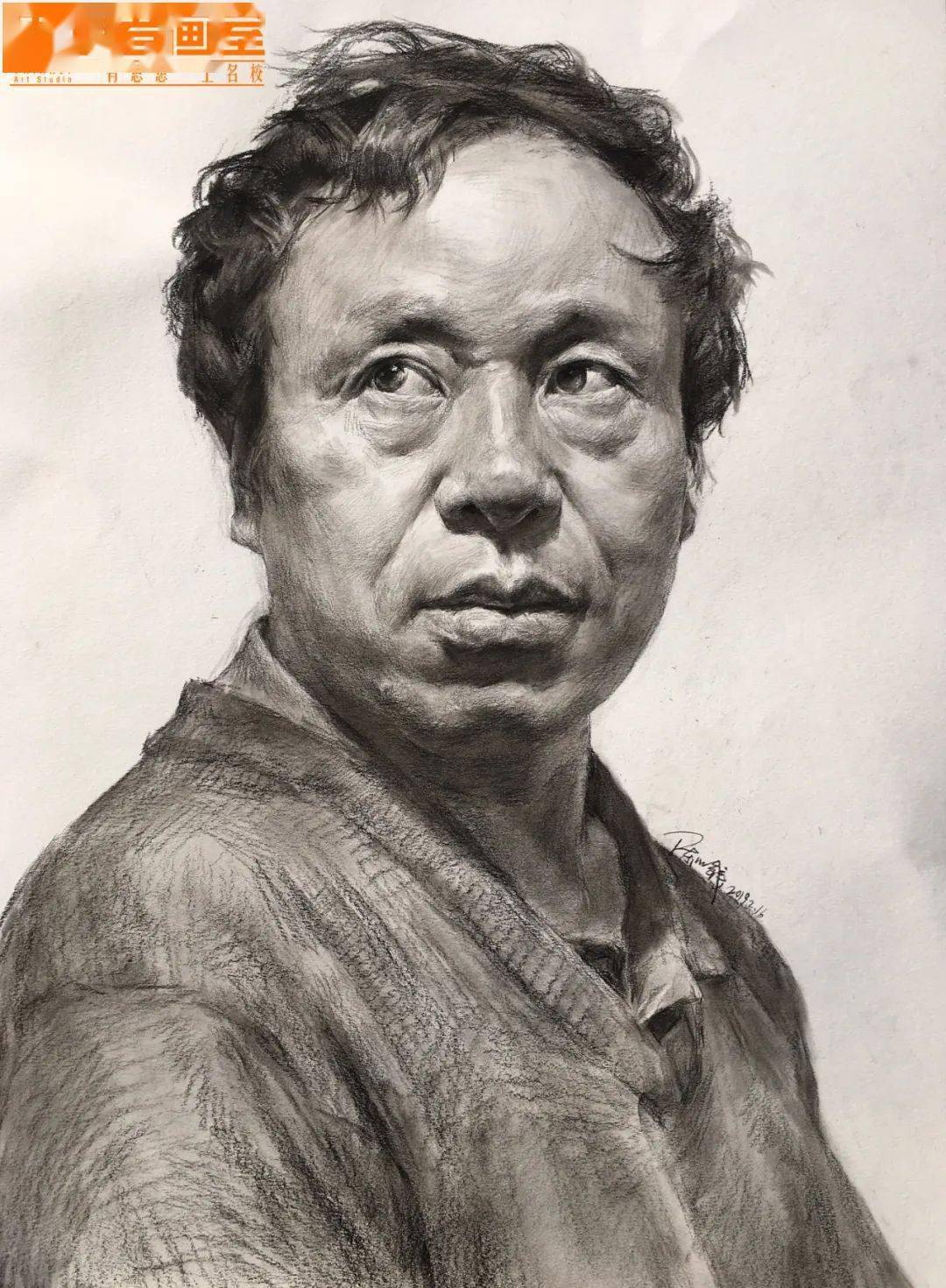 直播丨6月7日(今晚)教学校长陈明钱示范高分素描头像解析