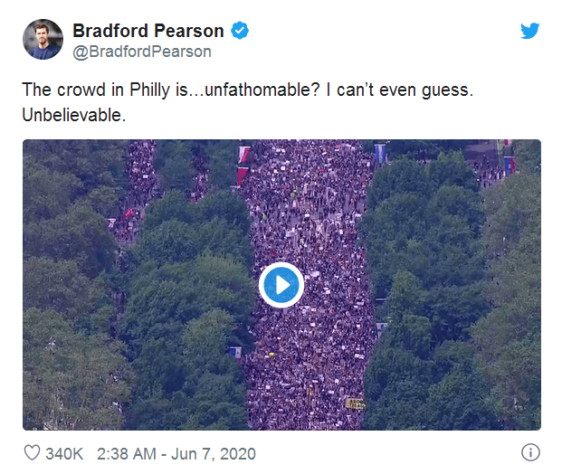 游行|抗议进入第12天，美媒：席卷华盛顿等数座城市，人数达创纪录水平