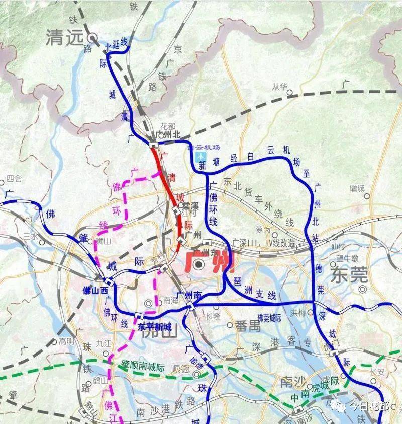 点赞广清城际南段计划本月开工快速连接白云站和广州北站