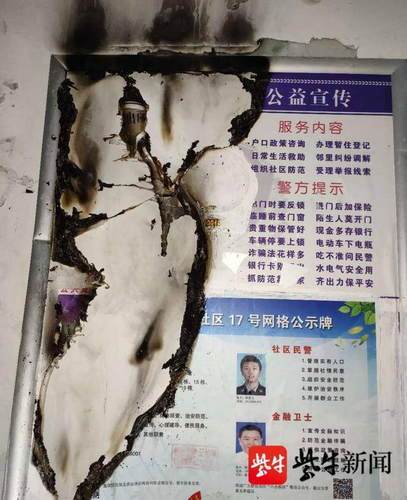 男子|男子醉酒烧毁警民联系牌被拘7日