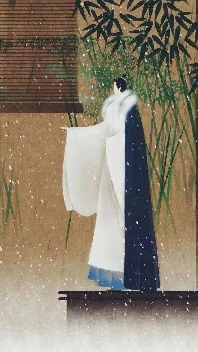 「古风壁纸」我为檐上三寸雪,你是人间惊鸿客