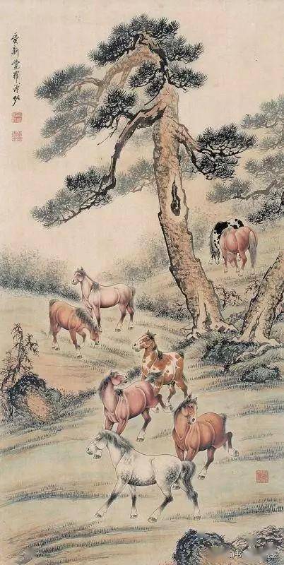 皇族后裔——溥佐 画马