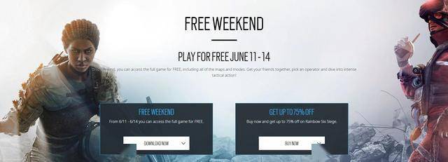 彩虹六号 围攻 将开启免费试玩活动本体25折优惠 官方