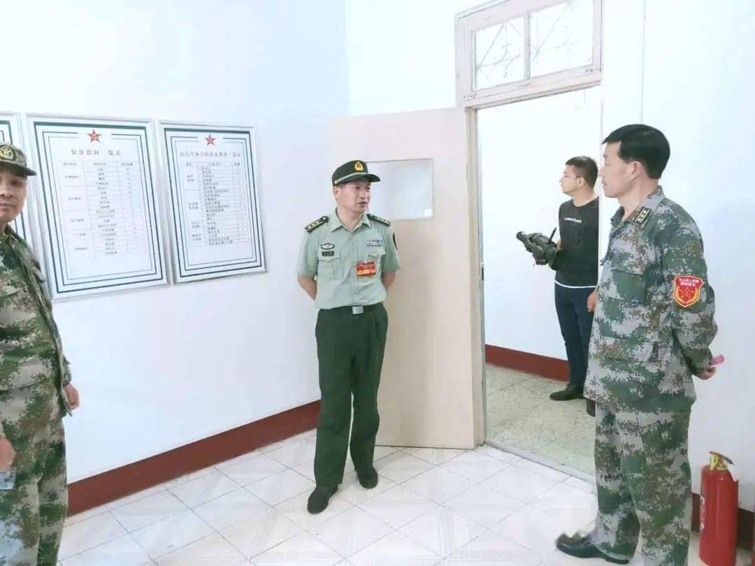武装动态济宁军分区动员处处长范广强一行到汶上街道督