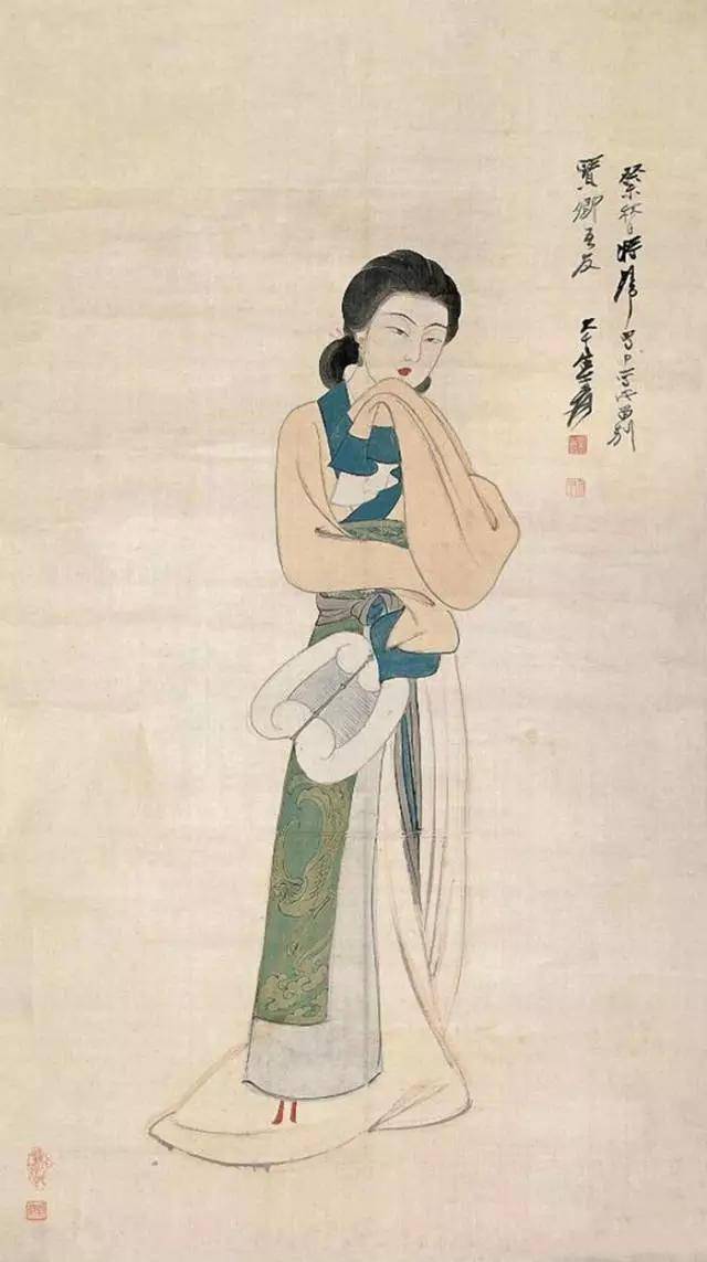 他笔下的美人图纯情似仙女,被评为日本"国宝级"画作!看完震撼