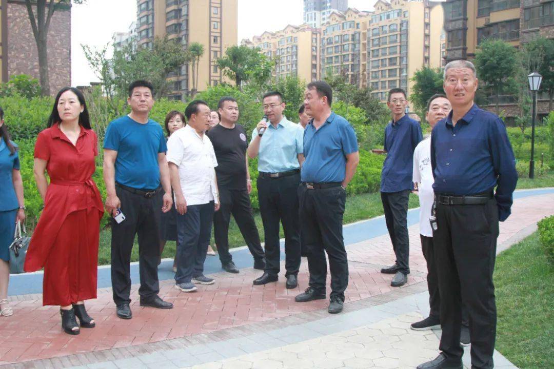 芮城县工商联莅临西建天茂房产进行调研