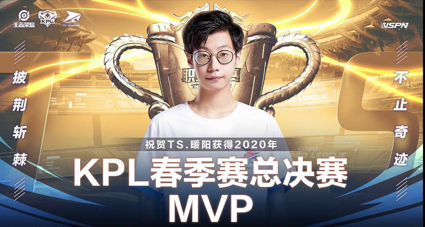 新王登基,恭喜ts获得kpl春季赛总冠军!暖阳斩获fmvp