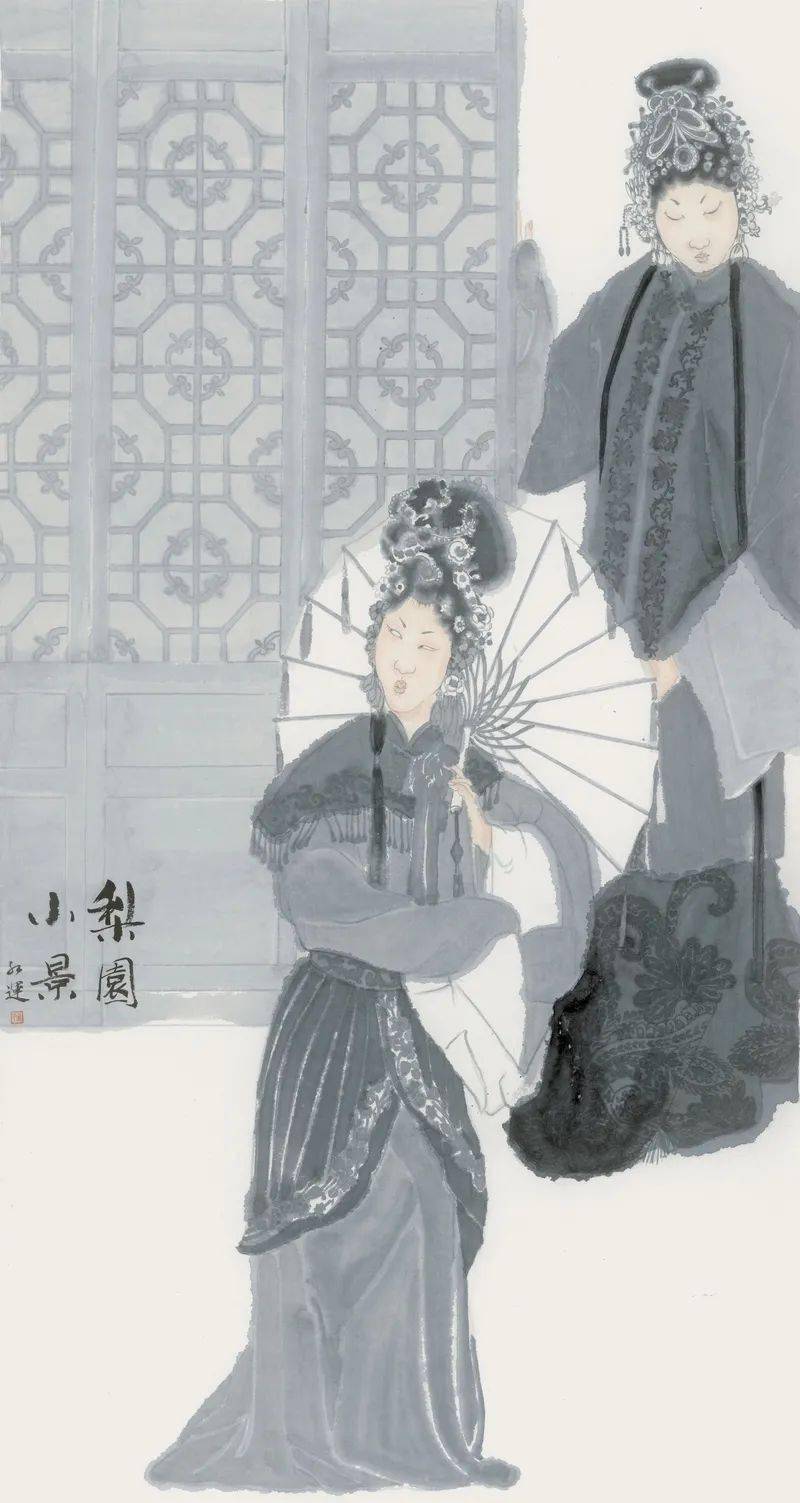 戏韵丹青——第三届水墨戏曲人物画展亮相国家大剧院-搜狐大视野-搜狐新闻