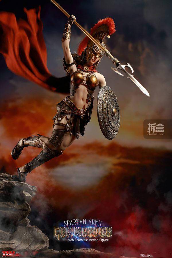 tbleague 斯巴达女司令1:6可动人偶