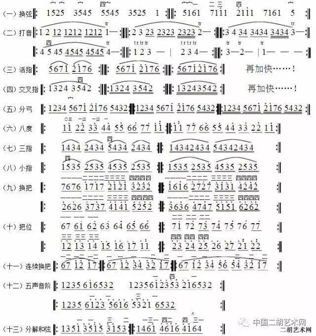 偷功二胡简谱_偷功简谱(2)