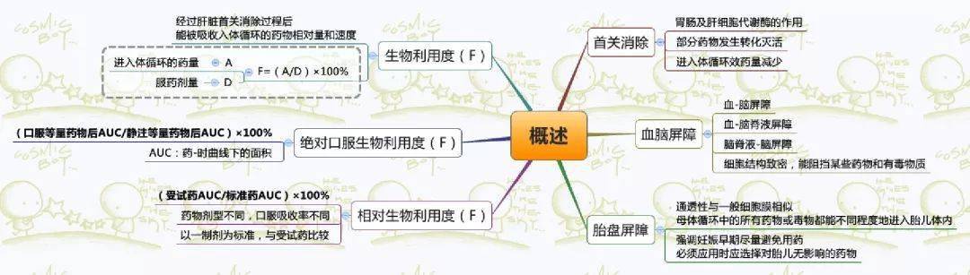 收藏|药理学思维导图