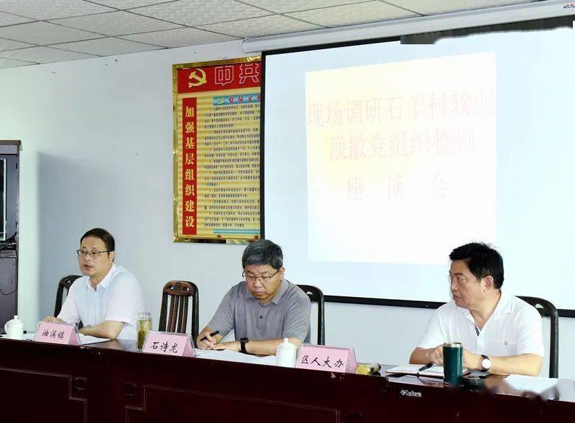 要闻石诗龙深入石羊村调研指导软弱涣散党组织整顿工作