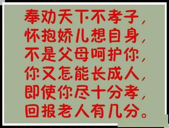 养儿怎知母艰辛