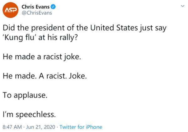 病毒|又想碰瓷中国？特朗普竞选集会上给新冠病毒改名为“功夫流感”