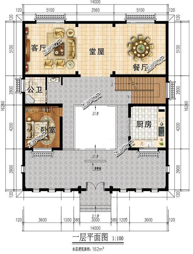 16米乘14米房屋设计图,16米乘17米房屋设计图 16米乘14米房屋设计图
