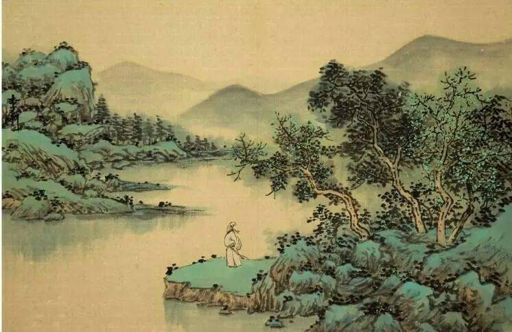 《湖上春来似画图》69 ×45 cm