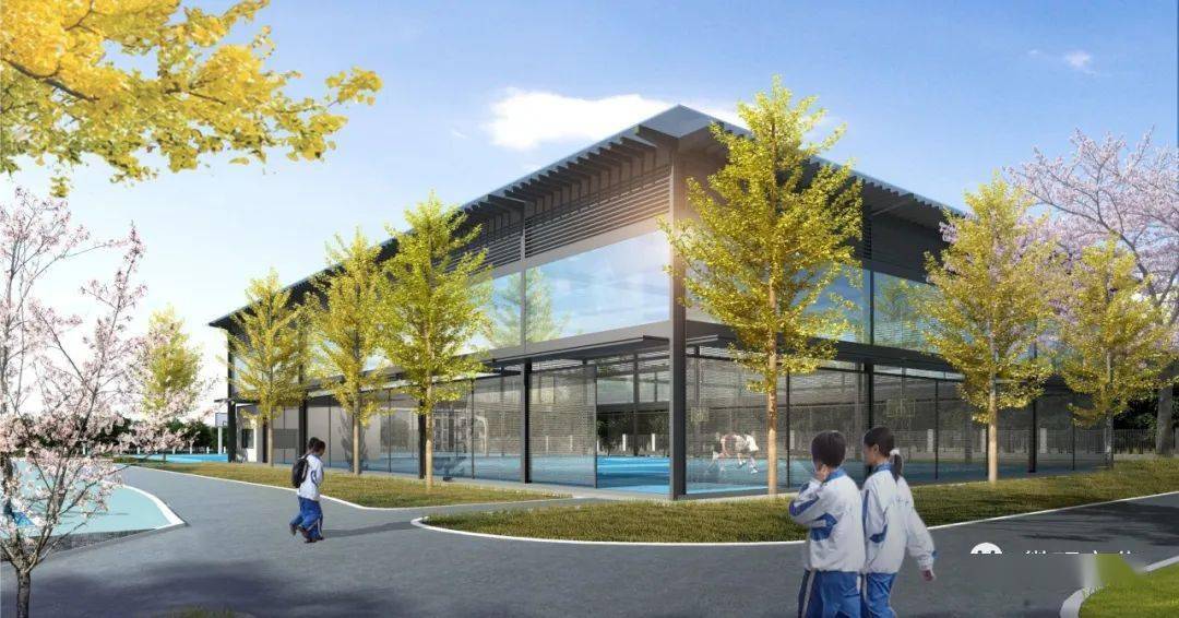 日照天立学校施工接近尾声静待今秋顺利开学