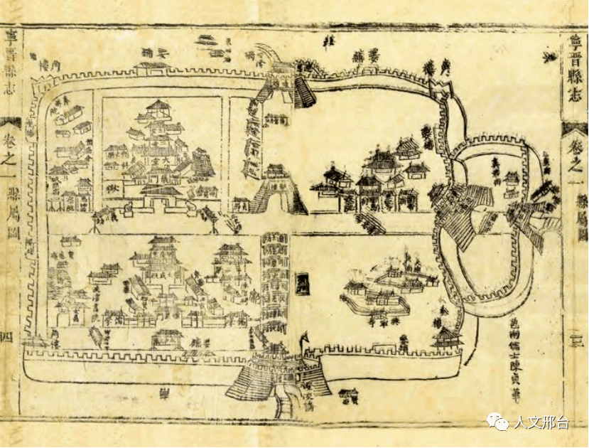 清代宁晋城池图