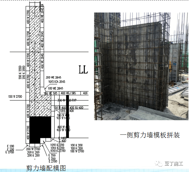 墙柱模板拼装注意事项