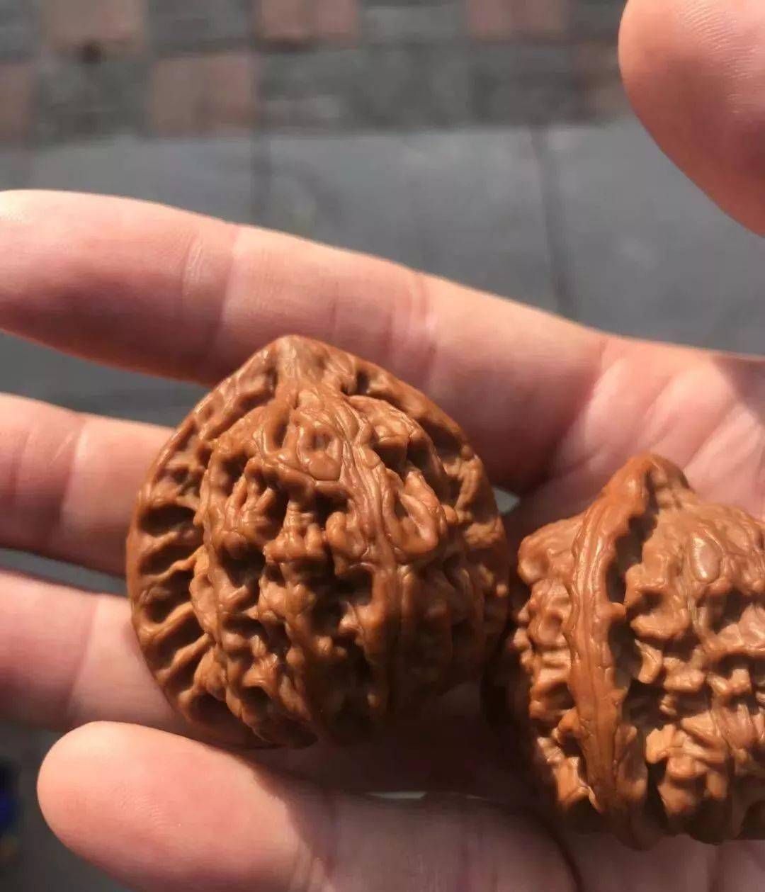 文玩核桃到了什么地步才能叫做挂瓷
