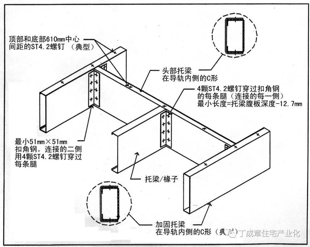 6.4-2 头部托梁到加固托梁详图