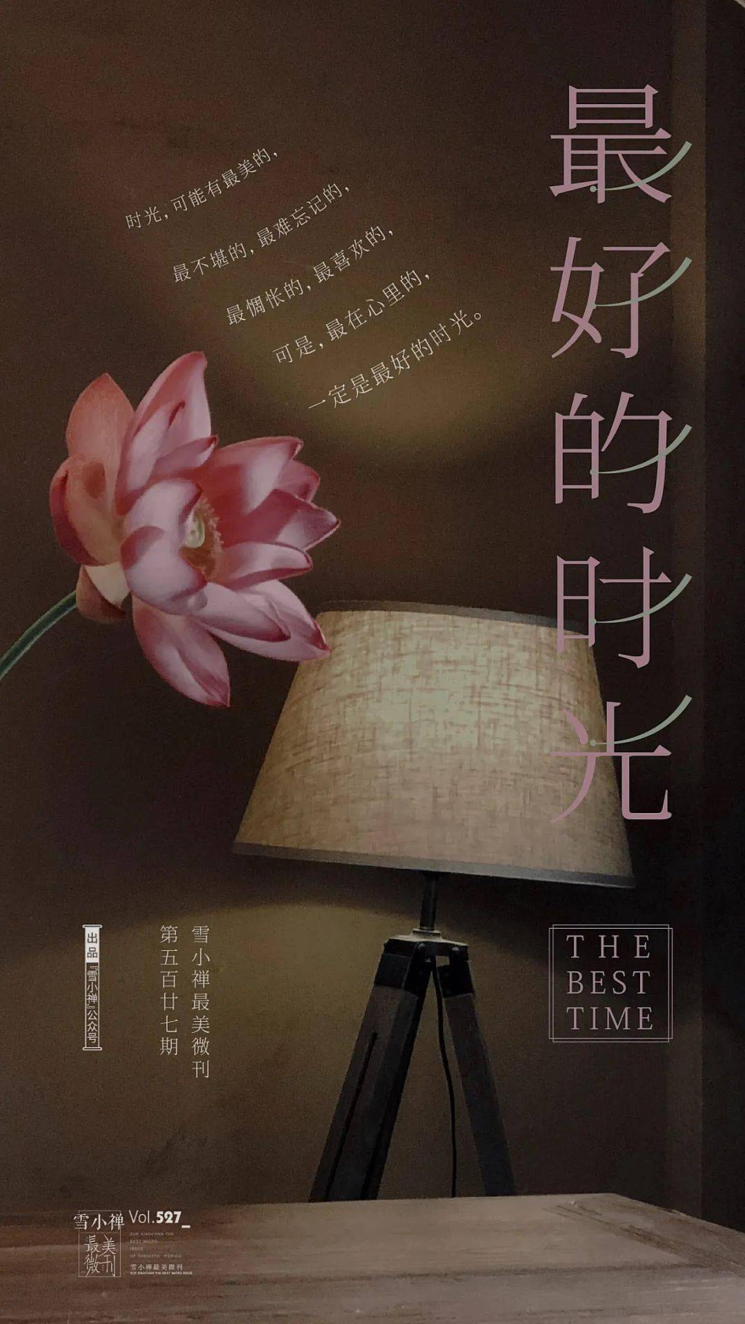 最好的时光 | 雪小禅最美微刊第五百廿七期