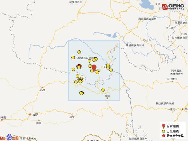 青海玉树州囊谦县发生3.2级地震