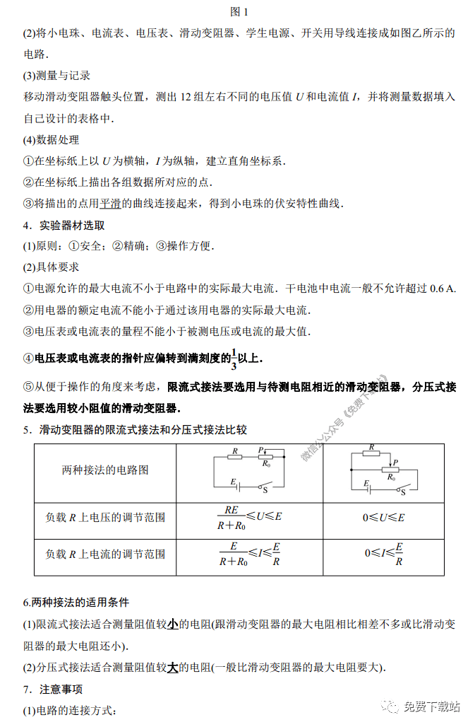 物理|2020 高考物理11个必考实验详细归纳（可下载打印）