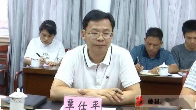 覃仕平主持召开新材料园项目推进会