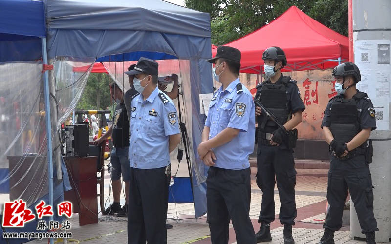 考场|麻阳多部门联合为高考保驾护航
