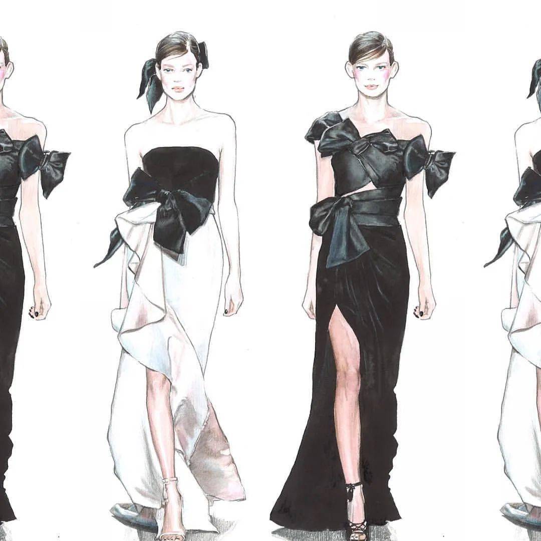 大神|时装画灵感|三庭五眼傻傻分不清楚?大神Nadia Coolrista超美步骤分享!