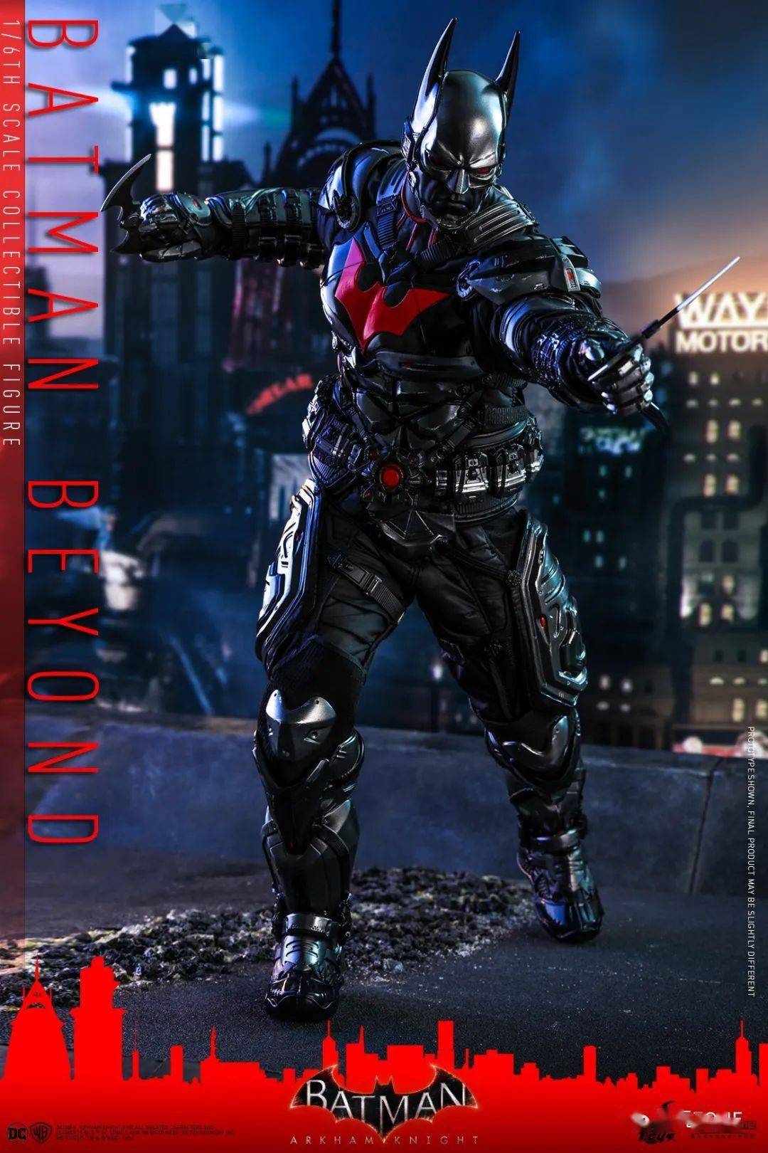 【美系】hottoys ht 1/6 蝙蝠侠 阿卡姆骑士 batman 未来版