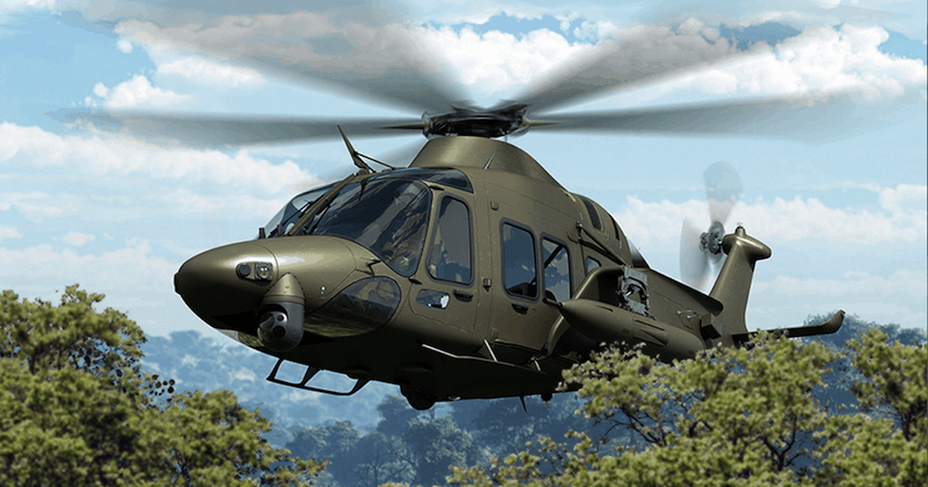 首架莱奥纳多aw169m直升机交付意大利军方