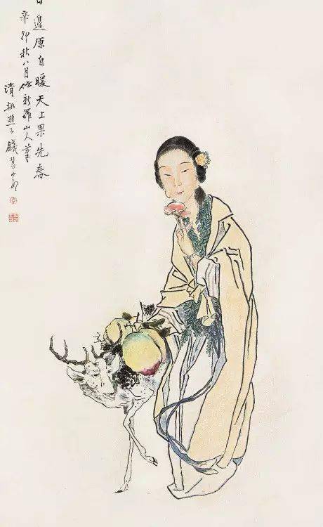 海派画家中这九家最善画仕女图!