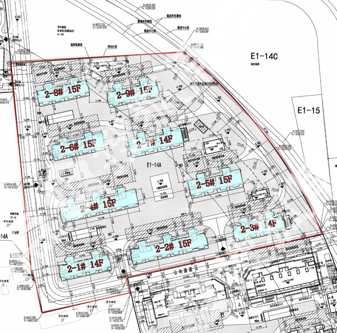 e1-14a地块规划设计图