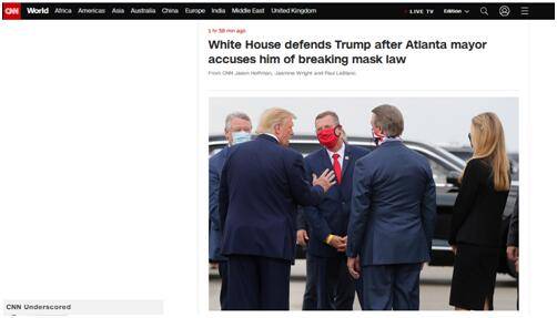 市长不满特朗普来访却不戴口罩，白宫又出来“