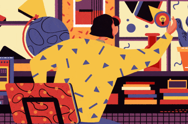 画面|四步艺术扁平插画！