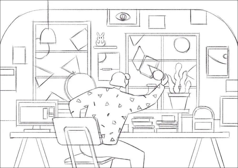 画面|四步艺术扁平插画！