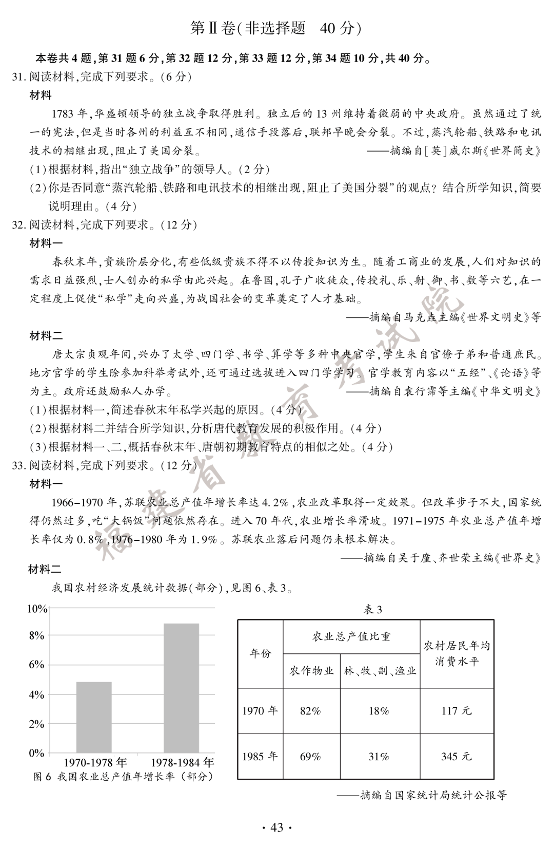 中考|快讯！中考试题和答案公布！