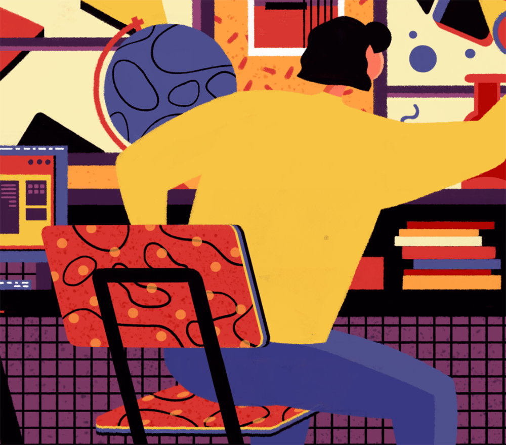 画面|四步艺术扁平插画！