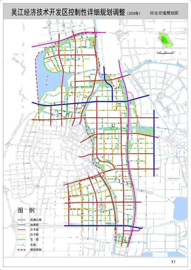 吴江经济技术开发区控制性详细规划范围:南起云龙大道—仁牛湾路,北