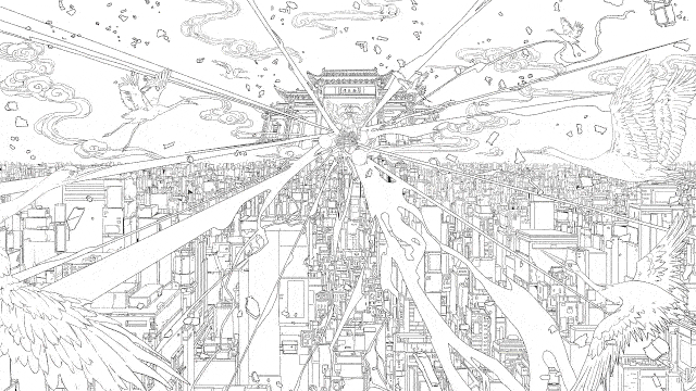 插画师 guangyuan:创意来自于压抑_创作