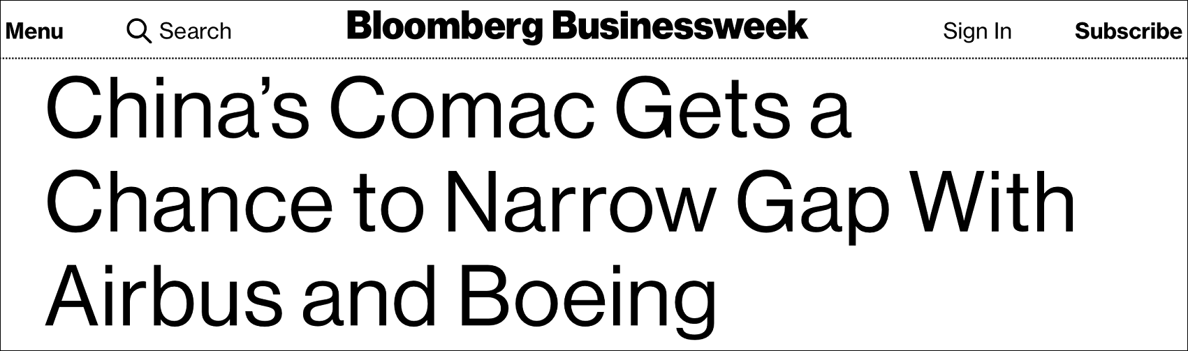 飞机|彭博社撰文分析：中国商飞目前拥有和波音空客缩小距离的良机