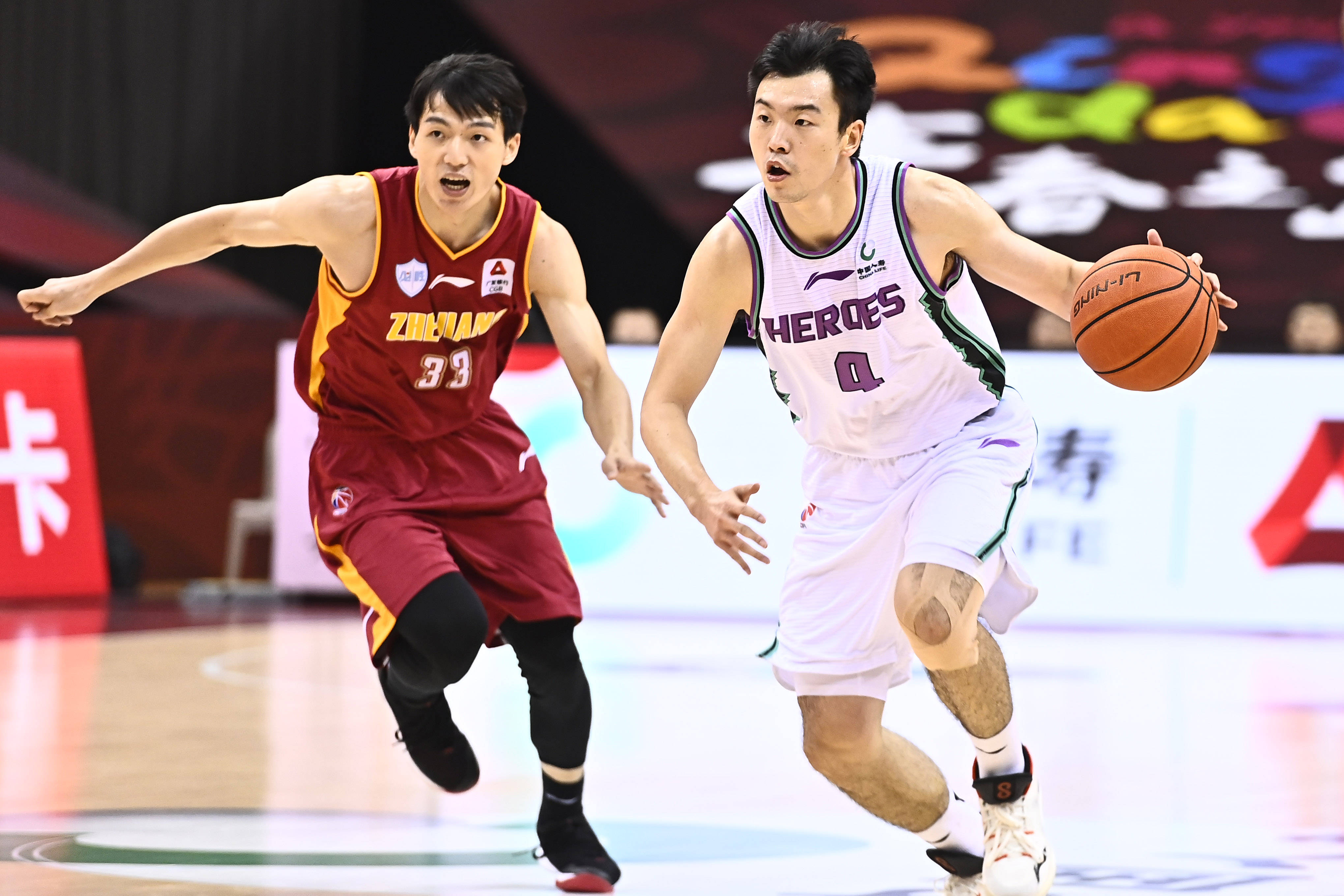 篮球—cba复赛第二阶段:山东西王不敌浙江稠州银行